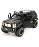 Magicwand 1:24 Scale Die-Cast G-Patton Big Daddy Pull Back SUV with Blinking Lights - Black