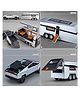 Magicwand 1:32 Scale Die-Cast CyberrTruck Pick-Up Trailer with 6 Openable Doors Pull Back Action,Lights & Music