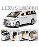 Magicwand 1:32 Scale Die-Cast Metal Alphard with Openable Doors,Pull Back Action,Working Headlights & Tail Lights