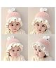 Ziory Princess Style Ear Protection Knitted Cap - Pink