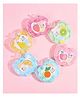 Paper Moon Apple Shape Case Handmade Paper Soap Wash Strips For Travel (Pack OF 3) - Color May Vary