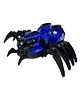 Planet of Toys Mechanical Spider Machine with Lights, Music & 360° Rotating Wheels | Engaging Toy with Realistic Spider Movements & LED Lighting Effects | Interactive Play for Kids | Durable & Safe Design - Blue