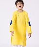 Somersault Cotton Full Sleeves Animal Foil Printed Kurta - Yellow