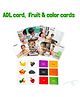 B4brain My First Flashcards for Early Learning and Education-fruit and Color Cards ,adl Cards