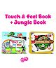 Touch and Feel Book& Board Book in the Jungle-english