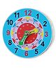 A&A Kreative Box Wooden Educational  Time Teaching Clock for Kids with Moving Hands.