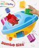Intellibaby Premium Multicoloured Shape Sorting UFO | Unique Shape Blocks | Cognitive & Motor Skills | Ideal for Gifting | Early Learning Development | Educator Recommended