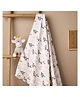 CUGO Bamboo Cotton Muslin Swaddle - Dreamy Whale