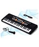 NIYAMAT 49 Key Piano Keyboard Toy for Kids Birthday Gift, Recording Microphone Multi Colour Keys Musical Instrument Toys