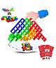 NIYAMAT Tetra Tower Stacking Building Blocks Balance Game for Kids, Family Board Games - 32 Pieces