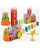 NIYAMAT Domino Train Set with Light & Sound for Kids Building Blocks Stacking Tile Game For Kids Playing - 40 Pcs