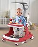 Bunnie Baby Sumo H Walker 3-in-1 Robust Baby Walker with Anti-Fall Tech & Parent Control Height Adjustment (0-2 Year Kid) ISI Safety Compliance - Red