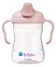 b.box Soft Spout Sipper Cup for Babies, Leakproof, interchangeable lids 240ml - Pastel Pink