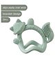 b.box Silicone Wrist Teether Fox - Soothing Relief for Teething Babies - Easy Grip & Safe Design - Sage Green
