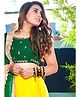 Zindura Alloy Pearls Gold-plated Chuda Bangles set for Girls and Women ( Green, 2.8 )