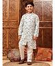 Stylo Bug Full Sleeves Abstract Printed Kurta Set - Blue