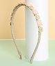 Arendelle Pearls & Lace Embellished  Hair Band - Multi Colour