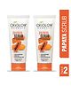 OxyGlow Herbals Papaya Scrub|Remove Blackheads|Remove Dead Skin Cells|Improve Skin Complexion|Moisturises Skin|100g(Pack of 2)