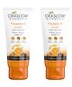 OxyGlow Herbals Vitamin C Scrub, Niacinamide & Aloe Vera,Reduce Sun Damage,Deep Cleansing,Reduce Dark Spot-100g(Pack of 2)
