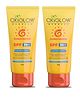 OxyGlow Herbals Aloevera & Carrot Sunscrean with SPF 30++|UVA|UVB & IRA Protector|Protects from Harmful UV rays(60 g)(Pack of 2)
