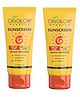 OxyGlow Herbals Aloevera & Carrot Sunscream with SPF 50++|UVA|UVB & IRA Protector|Protects from Harmful UV rays(60 g)(Pack of 2)