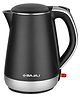 Bajaj Electric Kettle For Hot Water|1600W Double Walled Hot Water Kettle|On-Off Switch With Indicator|Dry Boil Protection|Silver