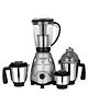 Morphy Richards Mixer Grinder Icon Superb 750 Watts | 4 Stainless Steel Mixer Jars including Juicer Jar| 3-Speed Control with Pulse Effect|Silver & Black