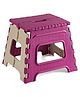 Non-Slip Folding Stool - Pink & White