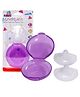 Adore Embrace Premium Super Soft Silicon Breast Shield with Storagr Case-1 Pair (Purple)