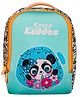 Smily kiddos 6 L Preschool Backpack Panda Theme Light Blue - Height 10 Inch
