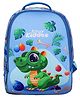 Smily kiddos 6 L Preschool Backpack Dino Theme Blue-- Height 10 Inch