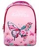 Smily kiddos 13 Liters Butterfly Theme  Junior Backpack Pink - Height 13.7 Inch