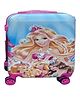 Pollo Klassik Kid's Trolley 360 Rotating Carry On Luggage Wheels Non-Breakable Limited Edition Barbie Group 22 Inch Kids Rolling Suitcase with 4 Wheel Travel Trolley Bag (Sky Blue Barbie Group)