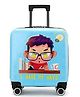 Polla Klassik Hard-Sided Polycarbonate Cartoon Print Suitcase Trolley Bag for Kid's Travel Blue