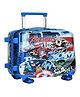 Polla Klassik Cartoon Print Kids Travel Trolley Bag, Avengers bag, Classic bag, Stylish bag, Lightweight Luggage 4 Wheels Suitcase (Avengers)(blue)