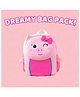 Cots and Cuddles Cute Pig Design Soft Plush Neoprene Backpack for Kindergarten Kids - 10 .6 Inch