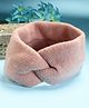 Vogue Hair Accessories Woollen Stretchable Headband Hairband - Pink