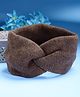 Vogue Hair Accessories Woollen Stretchable Headband Hairband - Brown