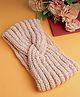Vogue Hair Accessories Woollen Stretchable Headband Hairband - Pink