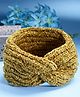 Vogue Hair Accessories Woollen Stretchable Headband Hairband - Mustard