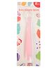 Cozy Vibes Newborn Soft Food Grade Silicone Baby Spoons Kids Feeding Safe Training Spoon for Toddlers Baby Silicone Spoon Feeder-Pack of 1- Color May Vary