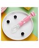 Cozy Vibes Baby Silicone Spoon Baby Feeding Tableware Soft Head Spoon Cartoon Food Soup Spoon- Pack of 1- Color May Vary
