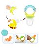 COZY VIBES Baby Fresh Food Feeder Safety Infant Pacifiers Fresh Fruit Nibbler Rotating Mills Chew Fruit Nipples Grinder Feeding Toys - PACK OF 1- COLOR MAY VARY
