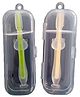 COZY VIBES BPA Free Kids silicone Teether Infant Newborn Animals Cartoon Teether Brush Tool Silicone Baby Training Toothbrush- Pack of 1- Colro May Vary