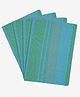 Saral Home Cotton 4 Pieces Table Mat - (34x45 cm, Green)