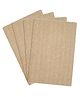 Saral Home Cotton 4 Pieces Table Mat -34x45 cm, Beige