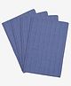 Saral Home Cotton 4 Pieces Table Mat -34x45 cm, Blue