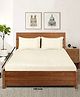 Saral Home Waffle Cotton King Size Bed Sheet/Cover with 2 Pillow Covers, (100X108)