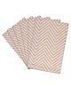 Saral Home Cotton 4 Pieces Table Mat -34x45 cm, Beige