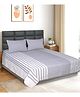 Saral Home Balanced Handmade Bedsheet/bedcover With 2 Pillow Covers Grey